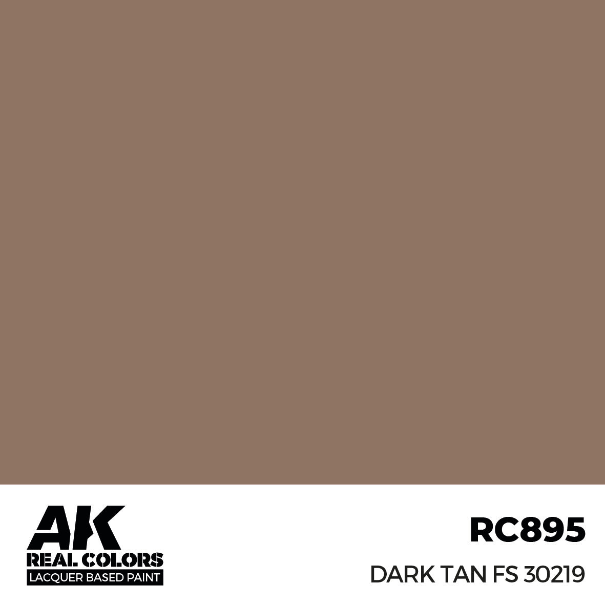 AK Interactive RC895 Real Colors Dark Tan FS 30219 17ml