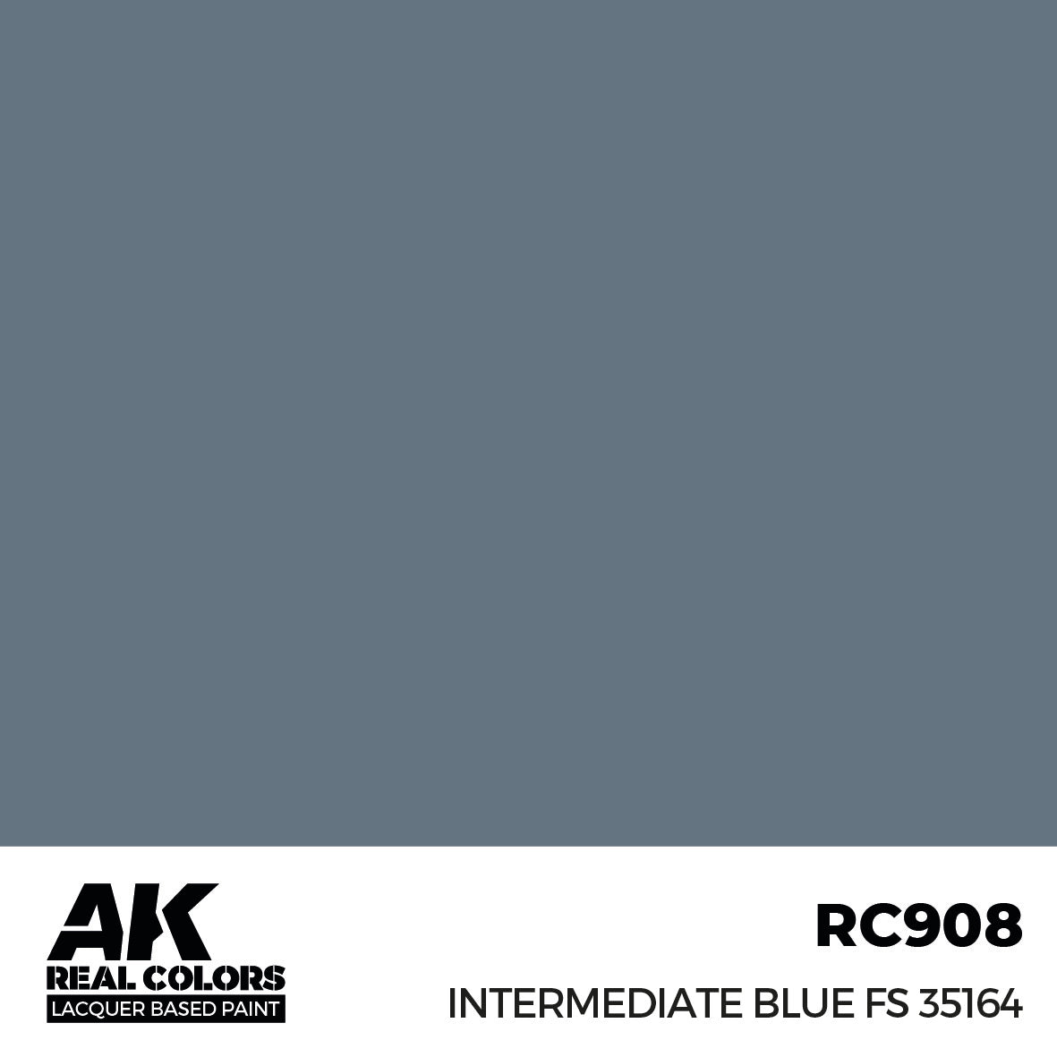 AK Interactive RC908 Real Colors Intermediate Blue FS 35164 17ml