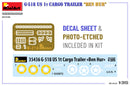 MiniArt 35436 1/35 G-518 US 1t Cargo Trailer ÒBEN HURÓ