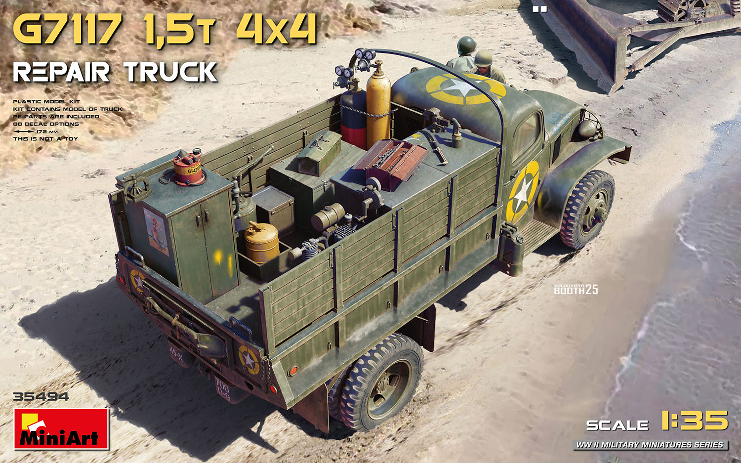 MiniArt 35494 1/35 G7117 1,5t 4x4 Repair Truck