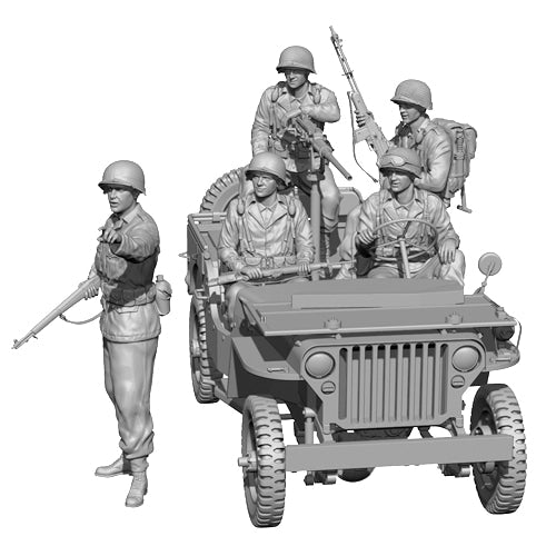 Kit Maquette Résine 1/35 U.S 101st Airborne Division WWII - Modèle SOL, Référence MM106-18000, Neuf