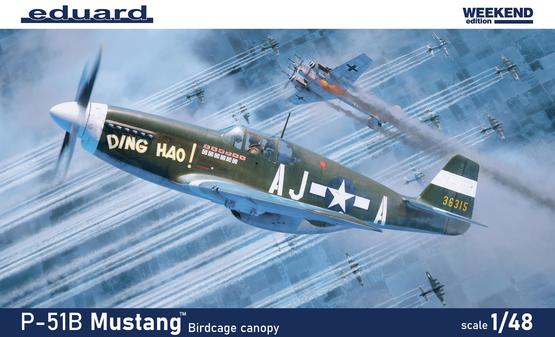 Eduard 84209 P-51B Mustang Birdcage Canopy Weekend edition 1/48