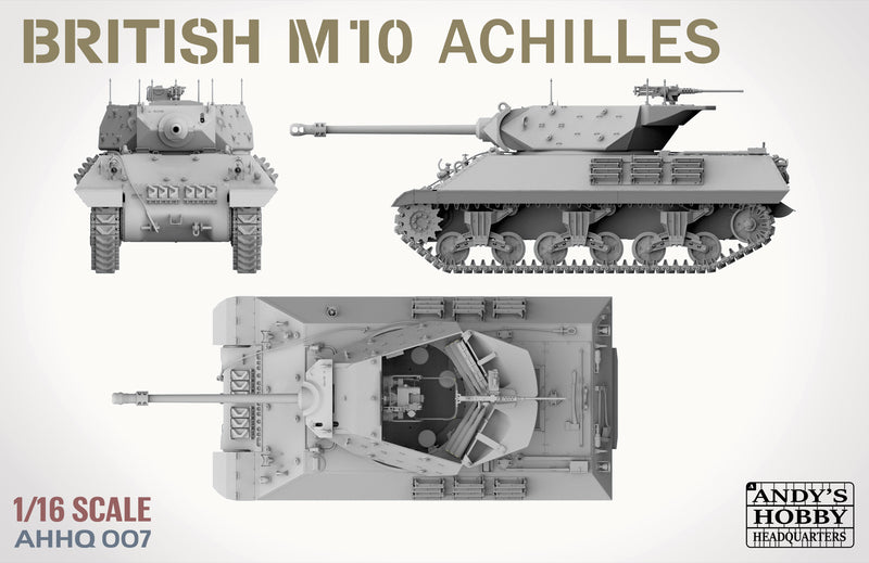 Andy's Hobby Headquarters AHHQ007 1/16 British Achilles M10 IIc Tank Destroyer