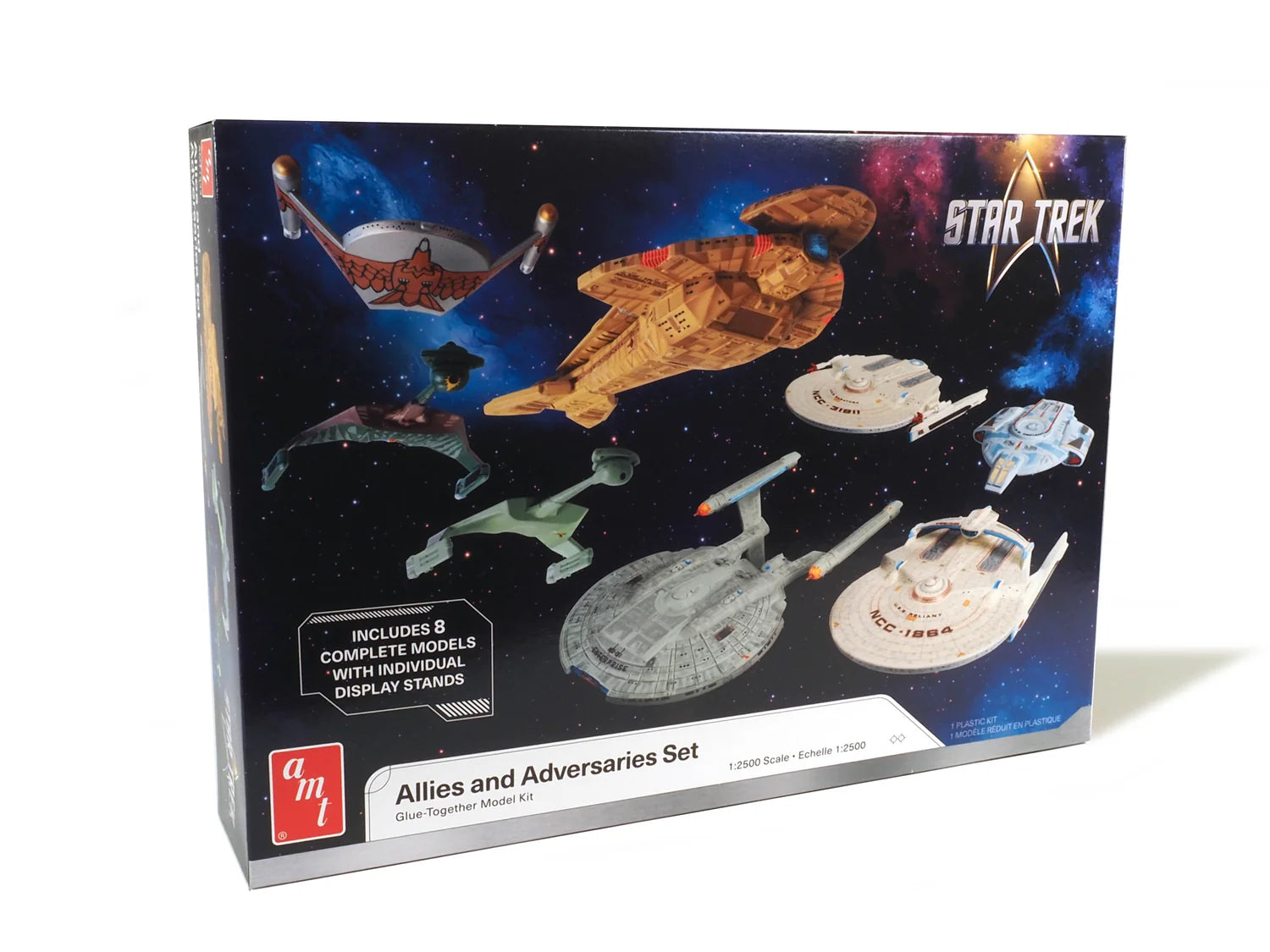 AMT 1443 1/2500 Star Trek Adversaries & Allies Ship Set