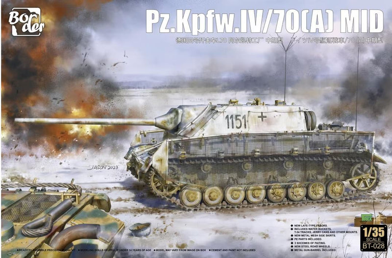 Border Models BT028 1/35  Jagdpanzer IV L/70, Panzer IV/70(A) mid