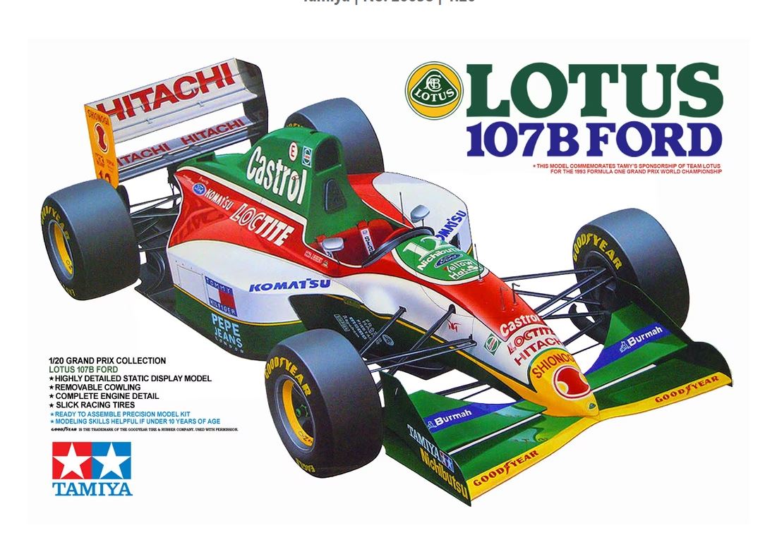 Tamiya 20038 1/20 LOTUS 107B FORD