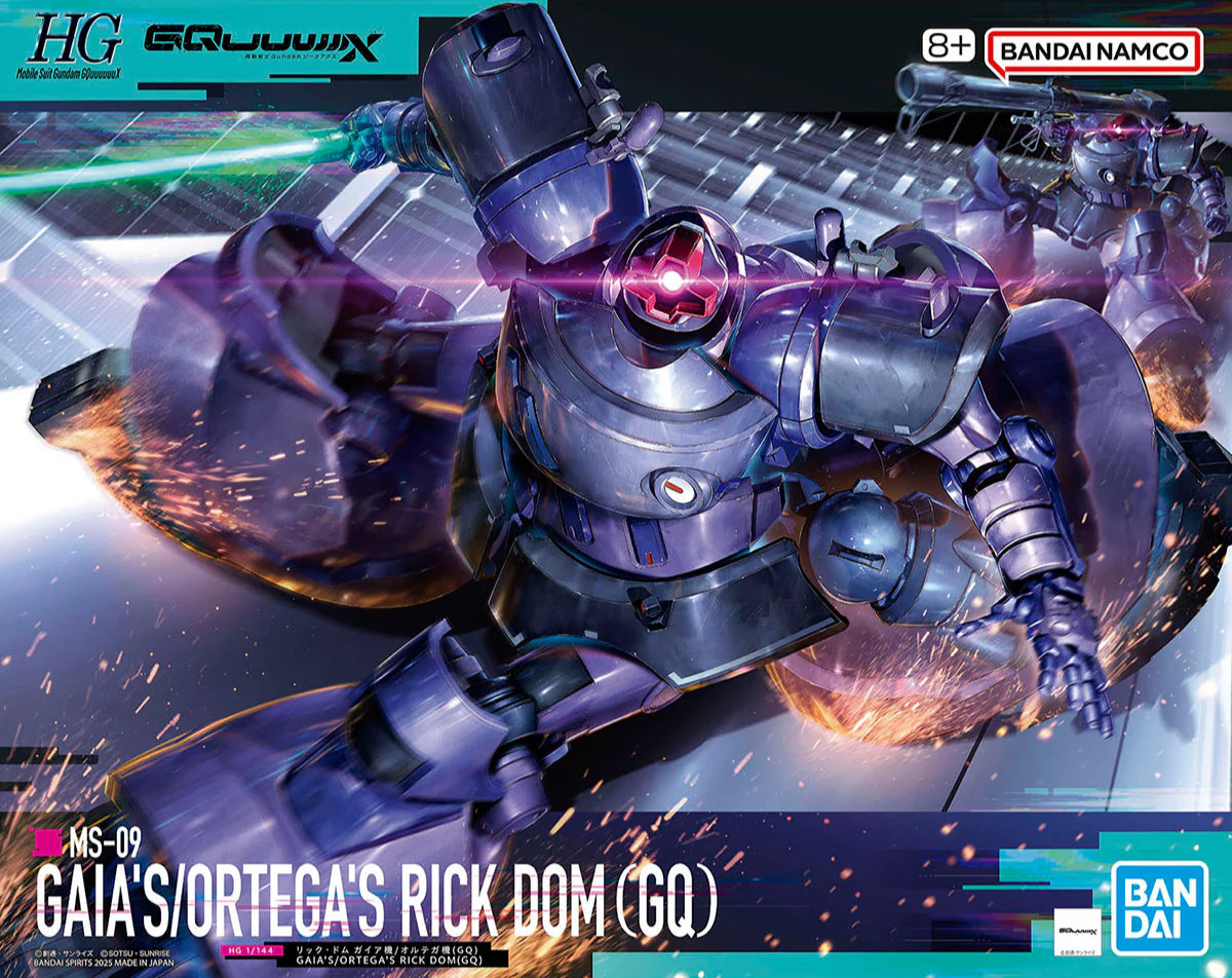 rick Bandai HG 1/144 2773826 HGGQX 09 MS-09 Gaia's/Ortega's Rick Dom (GQ)