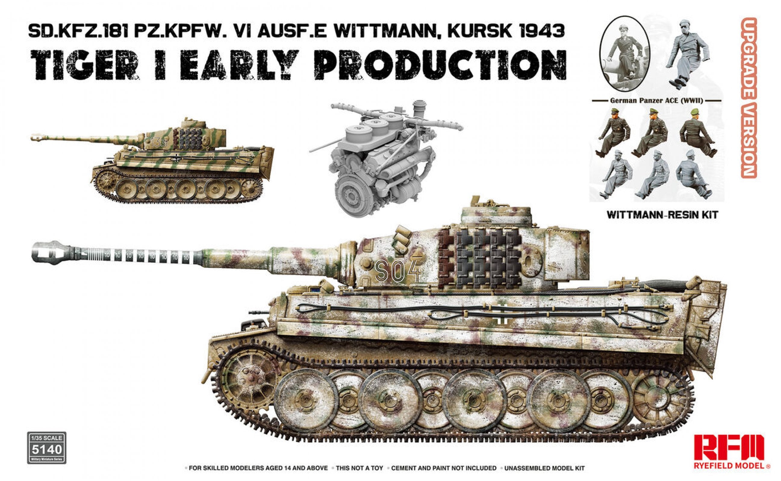 Rye Field Model 5140 1/35 Tiger I early 