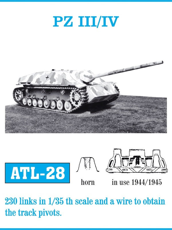 Friulmodel ATL-124 – Chenilles 1/35 Pour T-34/76 (1941-43) – Kit Maquette Neuf