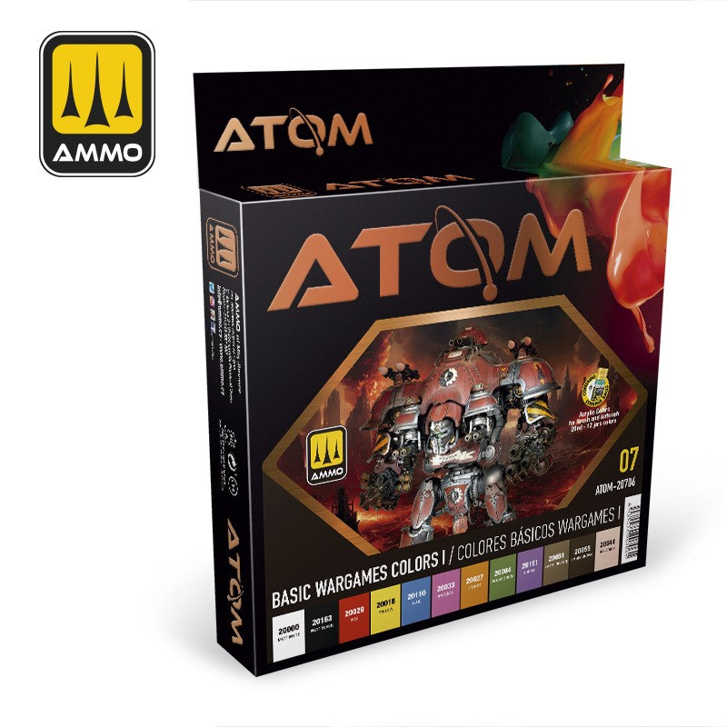 AMMO by Mig 20706 Basic Wargames Colors I Set