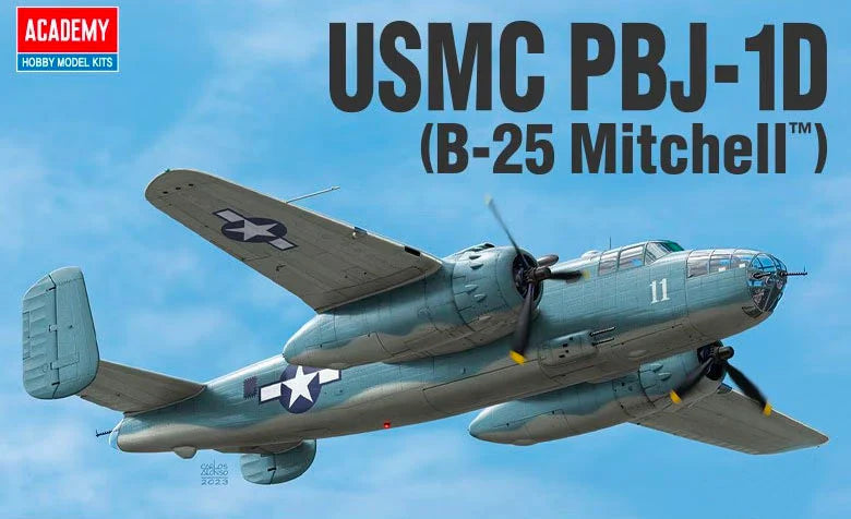 Academy 12334 1/48 USMC PBJ-1D Mitchell Bomber B25