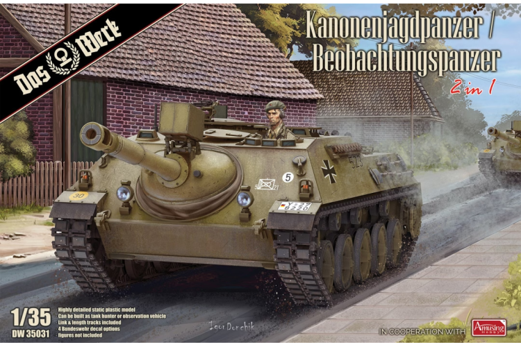 DAS WERK 35031 1/35 90mm Kanonenjagdpanzer / Beobachtungspanzer
