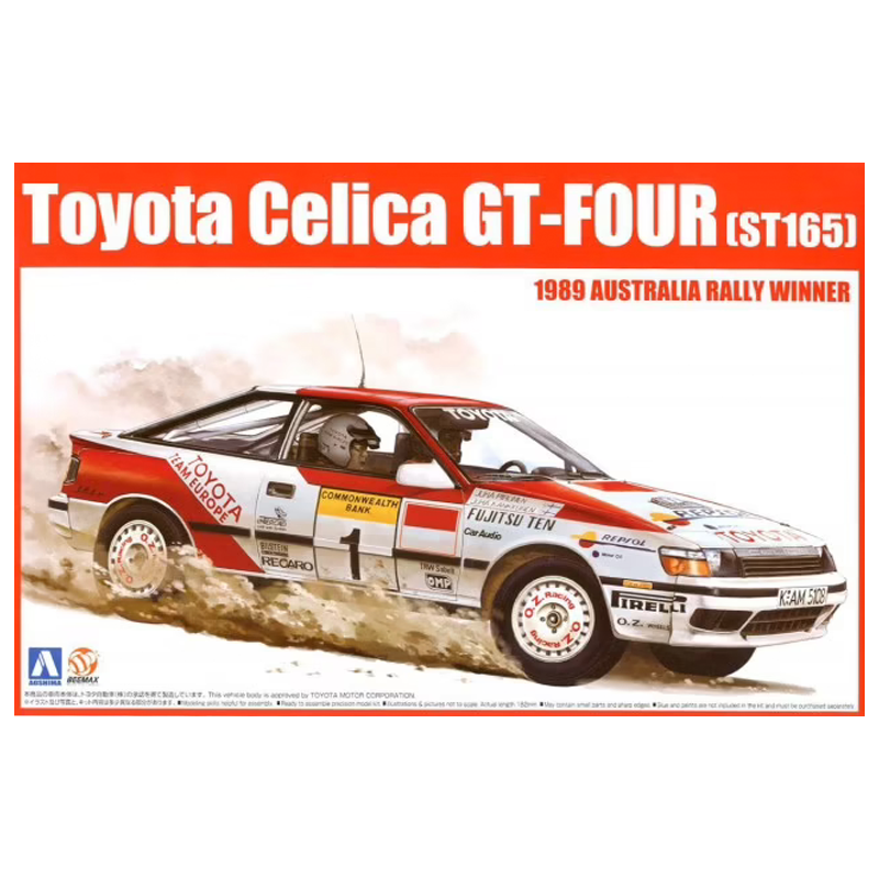 Beemax Model Kits 24001 1:24 Toyota Celica GT-FOUR (ST165) Beemax Model Kits 24001 1:24 Toyota Celica GT-FOUR (ST165)