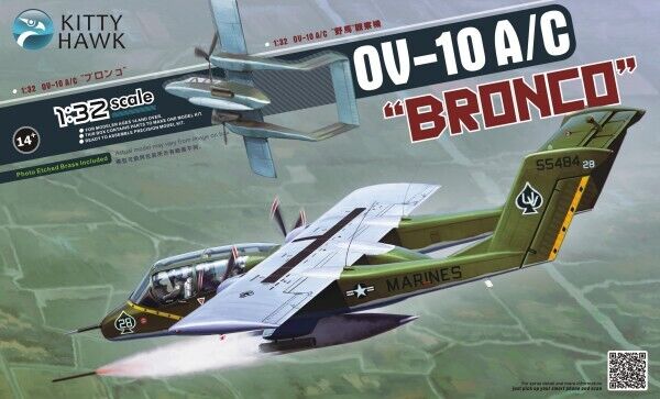 (未使用･未開封品)　キティホークモデル 1/32 OV-10A/C ブロンコ プラモデル kmdlckf Kitty Hawk 32004 1/32 OV-10A/C Bronco