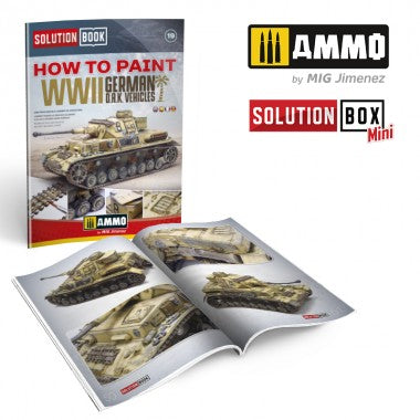 AMMO by Mig 6602 How to Paint WWII German D.A.K. Vehicles Solution Boo