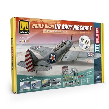 AMMO by Mig 7734 SOLUTION BOX 30 ¨ How to paint Early WWII US Navy Air