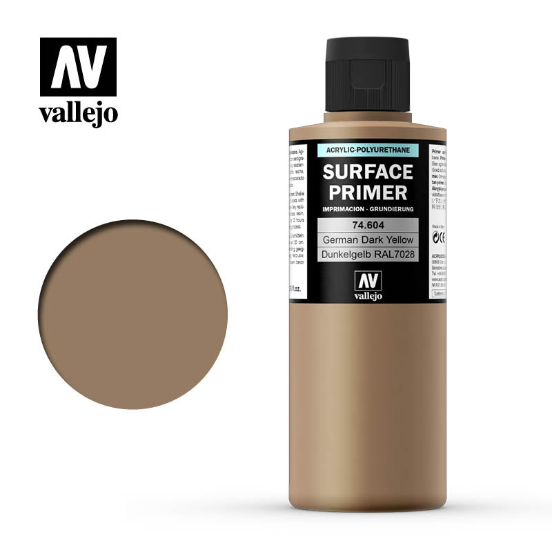 Acrylic Polyurethane - German Dark Yellow Surface Primer 200ml