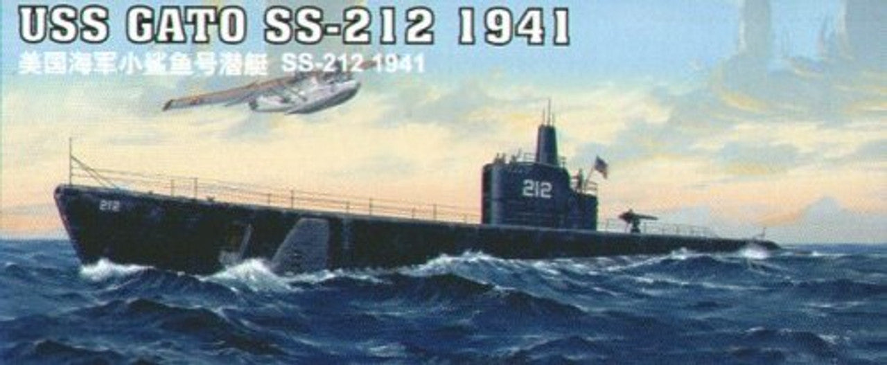 Trumpeter 1/144 USS Gato SS-212 (1941) – Maquette Sous-marin Neuf – Modélisme Naval