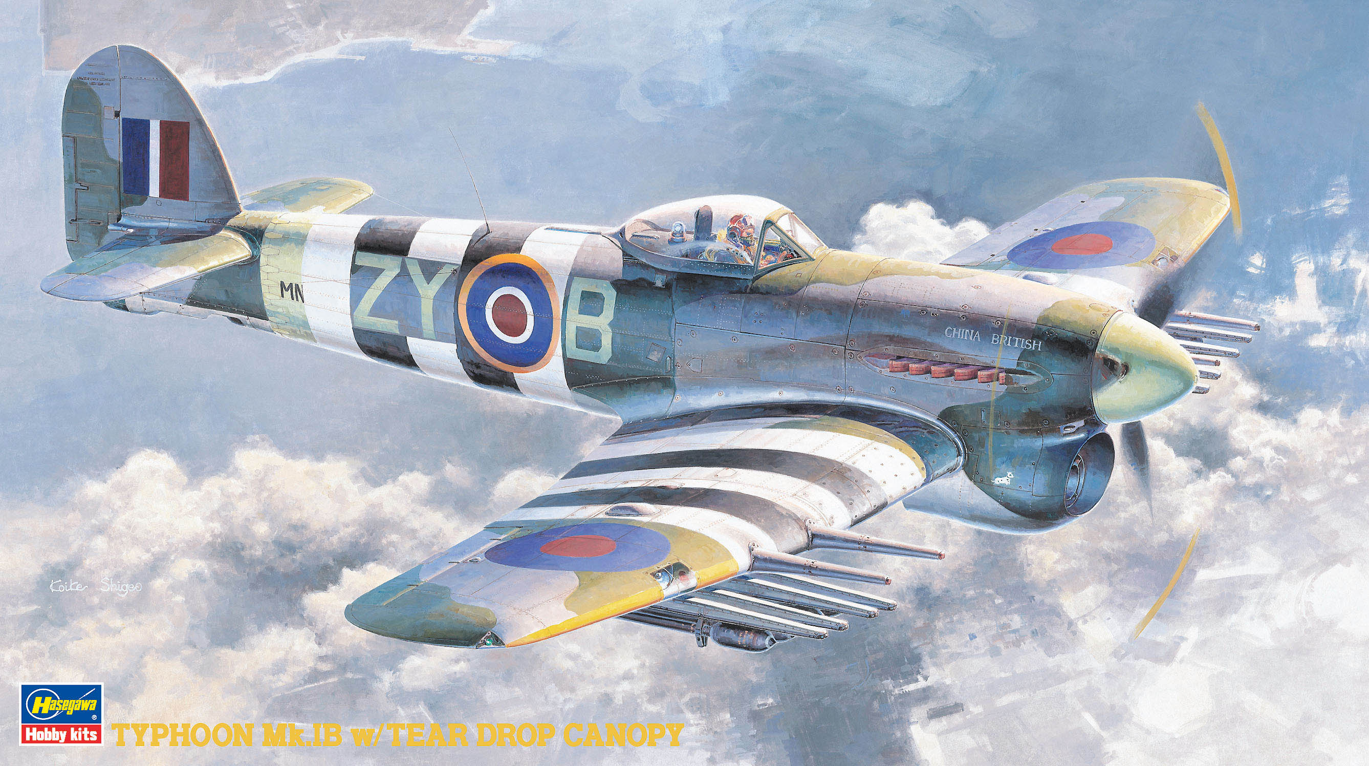 STORM Typhoon 15P 新品未使用 Hasegawa 09060 1/48 Typhoon Mk. 1B Tear Drop