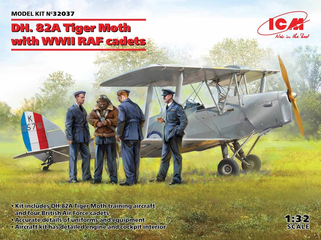 ICM 1/32 DH.82A Tiger Moth タイガーモス ICM 1/32 DH.82A Tiger Moth タイガーモス