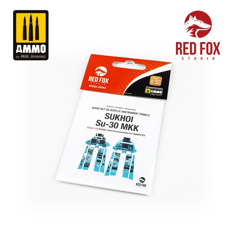 Red Fox 32043 1/32 Su-30 MKK Flanker G (for Trumpeter kit)