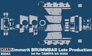 ATAK 35062 1/35 Zimmerit for Brummbär LATE Production (Tamiya)