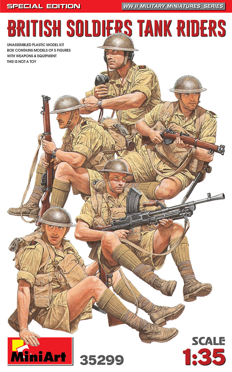 WW2 Desert British & German Armour & Infantry Paint Set from