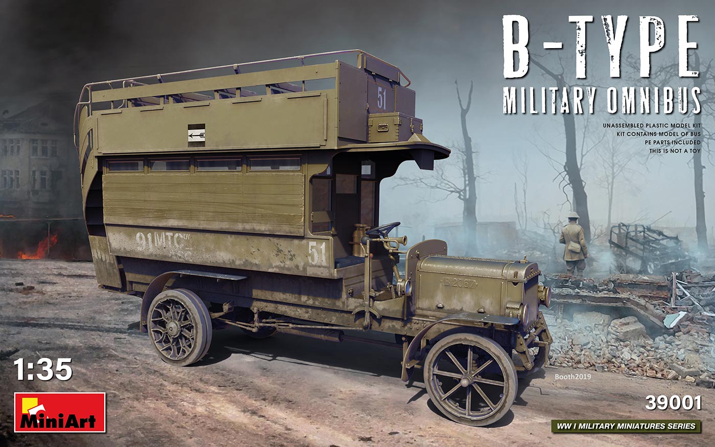 MiniArt 39001 1/35 B-Type Military Omnibus