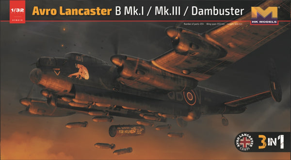 HK Models 1/32 01E012 Avro Lancaster B Mk.I Limited Edition