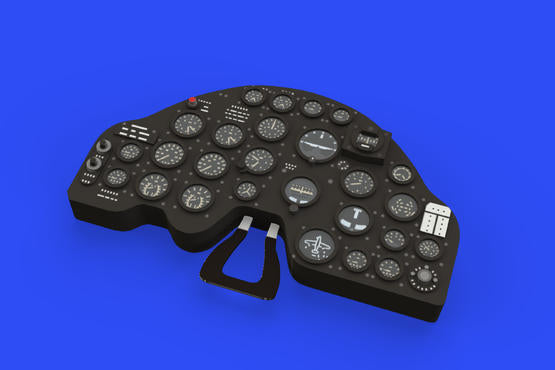 Brassin 1/48 LööK dashboard and STEEL seatbelts for Tamiya's P-38G - 644029 Brassin 1/48 LööK dashboard and STEEL seatbelts for Tamiya's P-38G - 644029