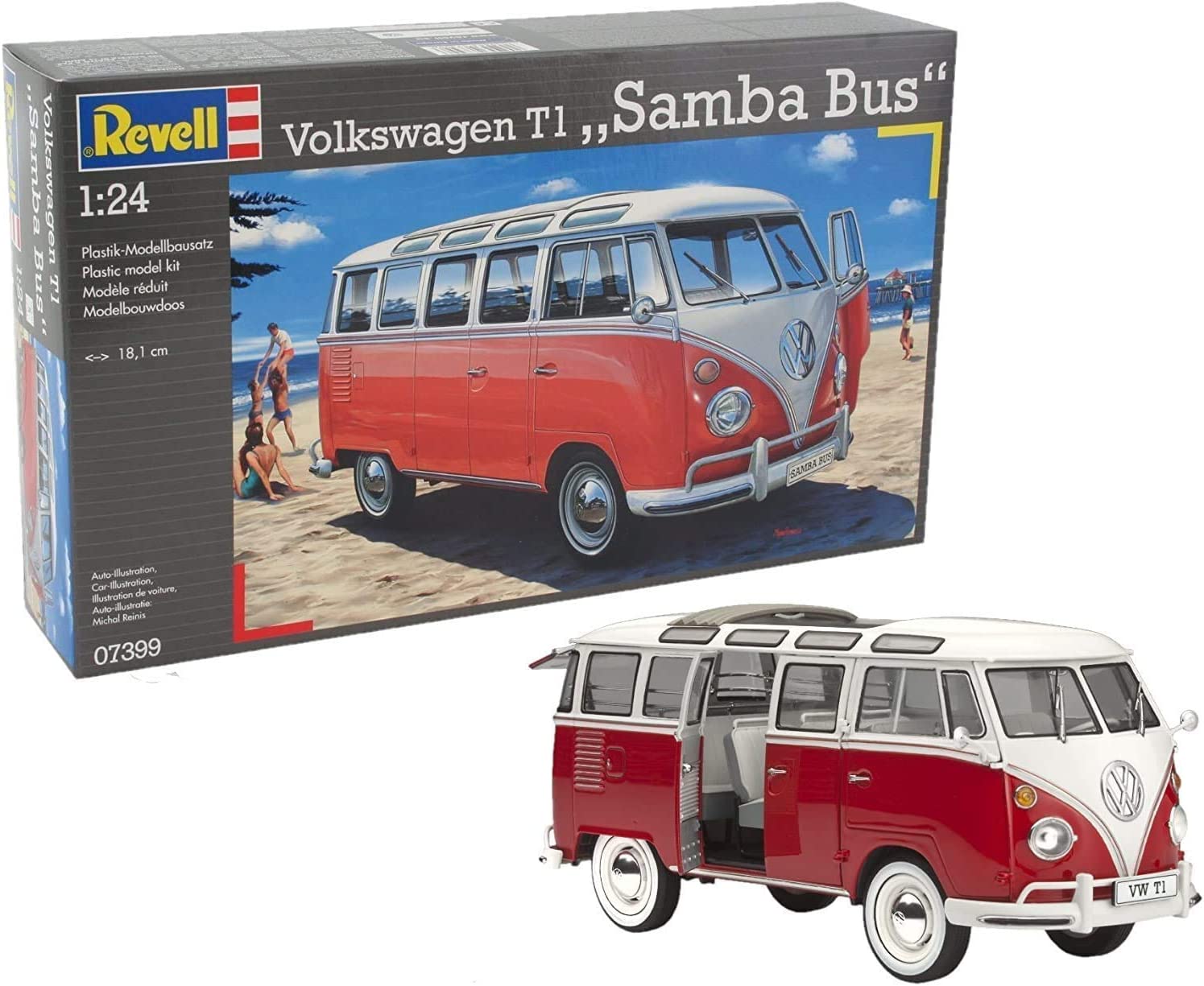 Revell 7399 1/24 Volkswagen T1 SAMBA BUS
