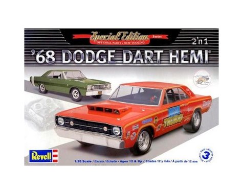 Model Car Kits Revell 1/25 '68 Dodge Hemi Dart 2 'n 1 (RMX4217) - Rick's Model Kits Car Model Kits