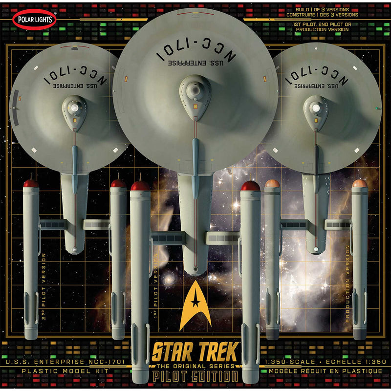 POLAR LIGHTS 993M 1/350 Star Trek TOS U.S.S Enterprise Pilot Edition