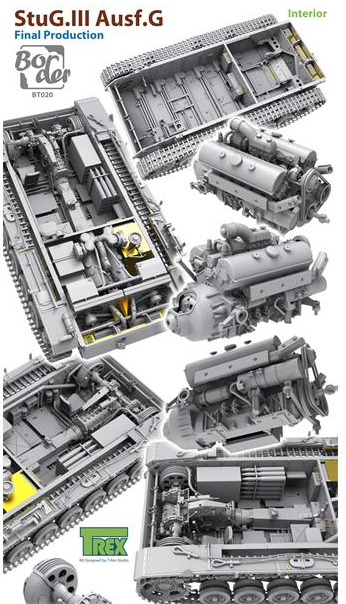 Border Model  BT020 1/35 Scale StuG III Ausf.G with full Interior and Figures