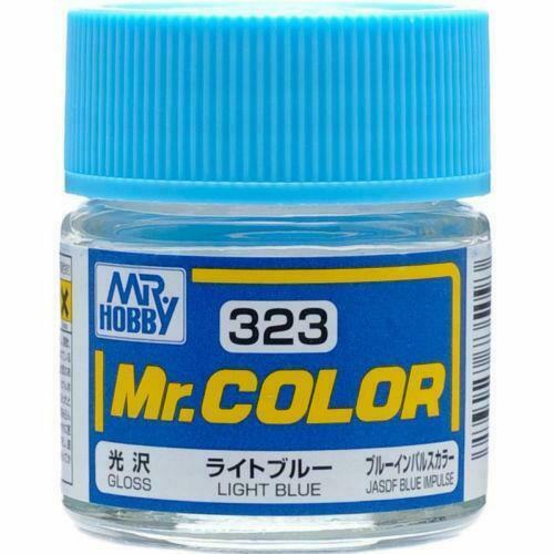Peinture Aqueuse Gunze Hobby Color Light Blue - 10 Ml, Idéale Pour Modélisme Et Maquettes
