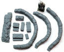 Value Gear DP004 1/35 Configurable Sandbag Walls & Crates "Curved" ( 10 pcs. )