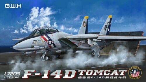 G.W.H グレートウォールホビー 1/72 F-14Dトムキャット Great Wall Hobby L7203 1/72 Grumman F-14D Tomcat VF-2 Bounty Hunters