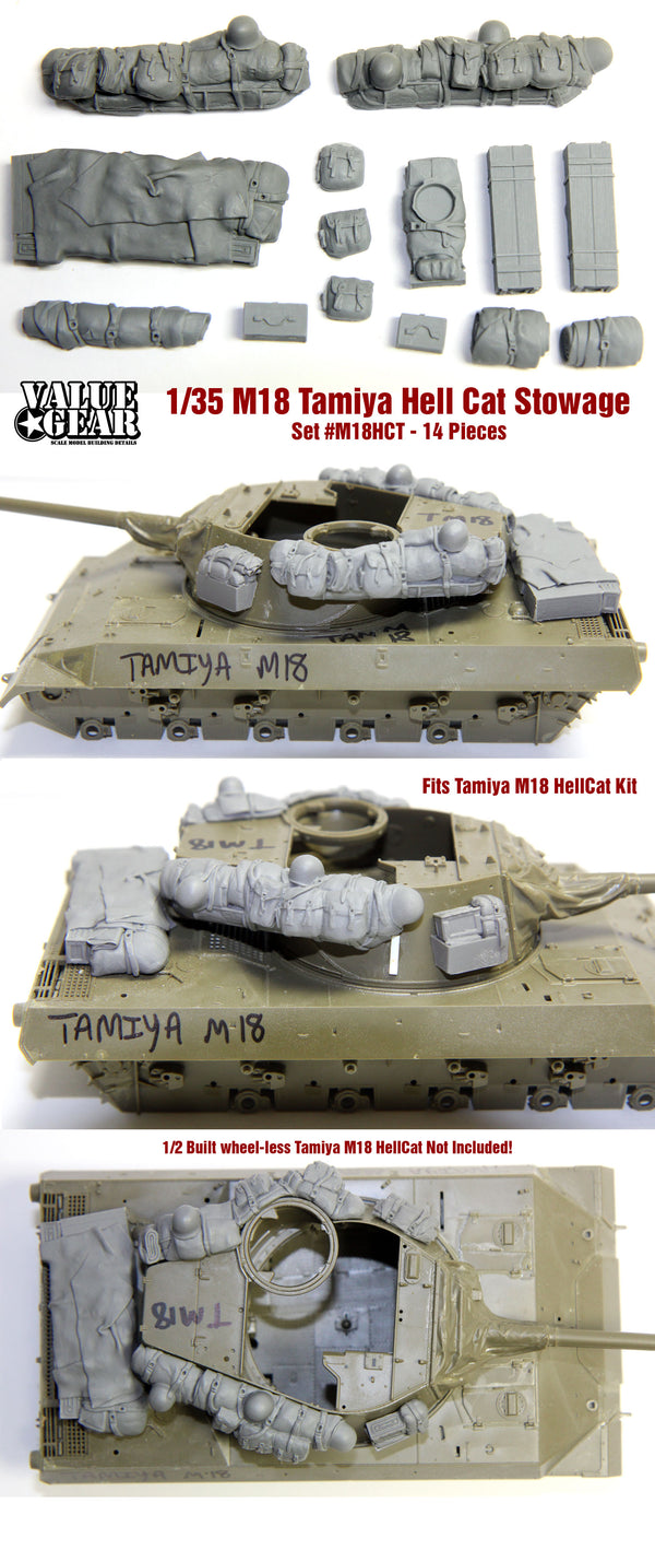 Value Gear HCT 1/35 M18 Hellcat Stowage Set ( for Tamiya kit)
