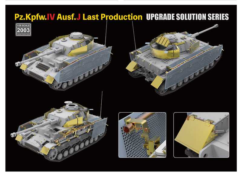 Rye Field Model 2003 1/35 Upgrade Set for Pz.Kpfw IV Ausf J. Late