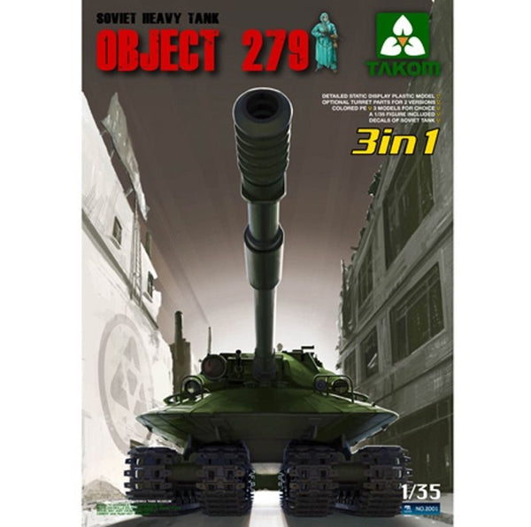 Takom 2001 1/35 Soviet Heavy Tank Object 279 (3in1)