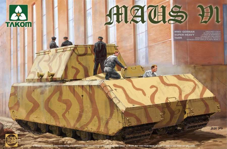 Takom 2049 1/35 Maus V1 mit Versuchsturm
