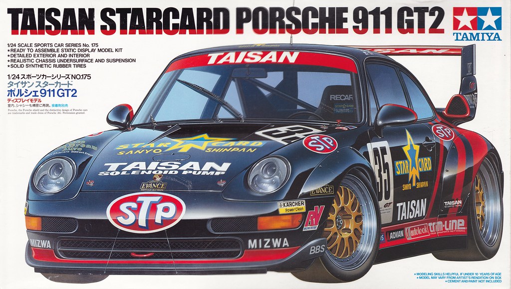 Tamiya 24175 1/24 Taisan Starcard Porsche 911 GT2