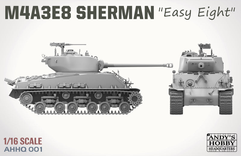 Andy's Hobby Headquarters AHHQ001 1/16 M4A3E8 Sherman "Easy Eight"