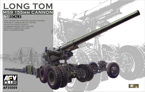 AFV Club 35009 1/35 M59 155mm cannon Long Tom