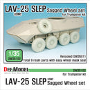 Def Model DW35102 1/35 US LAV-25 SLEP "XML" Sagged Wheel set (for Trumpeter 1/35)