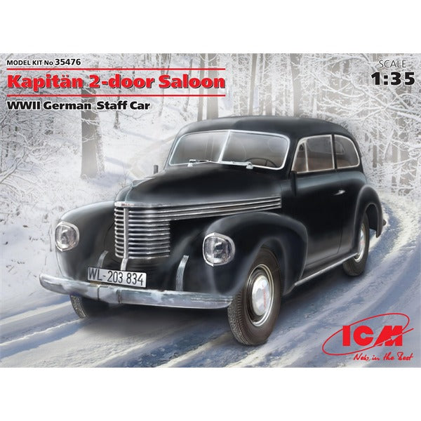 Kit Modello Admiral Cabriolet, WWII German Staff Car with Figures Kit Modello Admiral Cabriolet, WWII German Staff Car with Figures