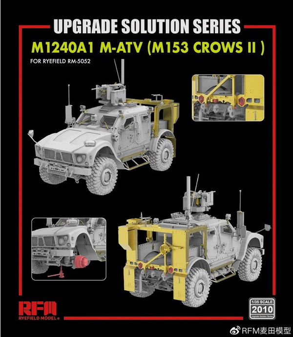 Rye Field Model 2010 1/35 M1240A1 M-ATV (M153 Crows II) Upgrade Solution Series