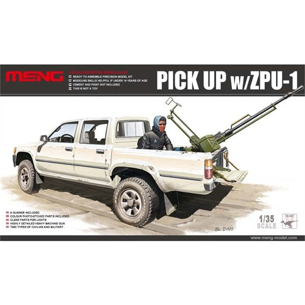 Meng VS001 1/35 Pick Up w/ ZPU-1