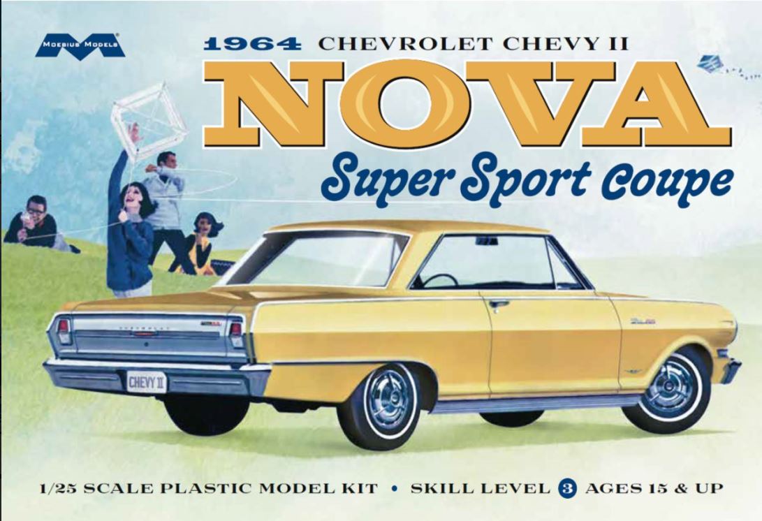 Moebius 1964 Chevy II Nova Resto Mod