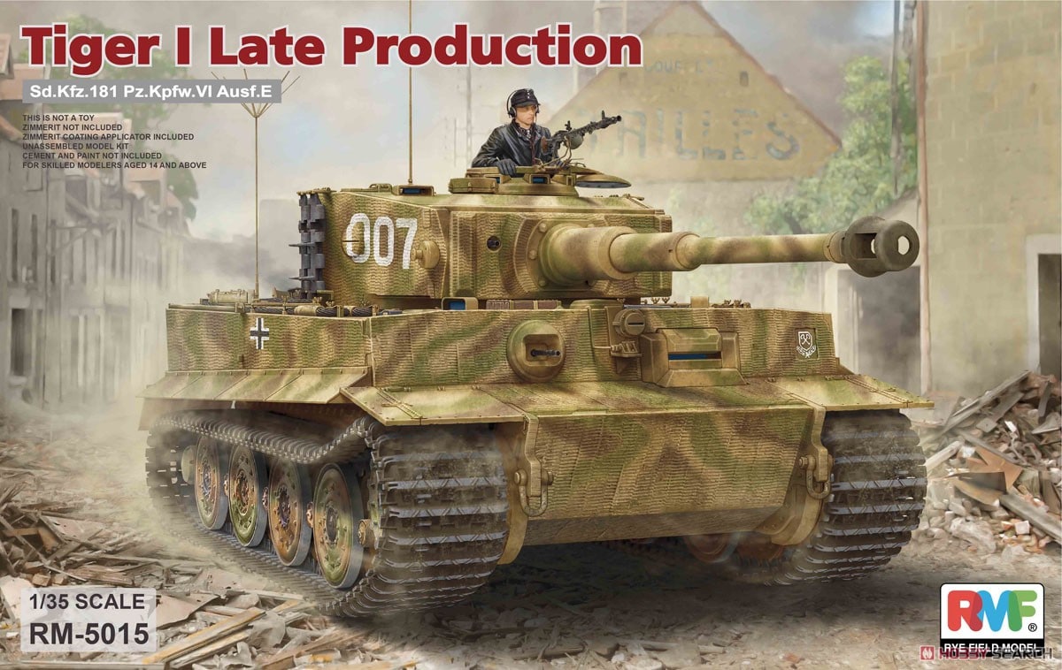 その他 TIGER I LATE PRODUCTION 1/35 Rye Field Model 5015 1/35 Tiger I late Production